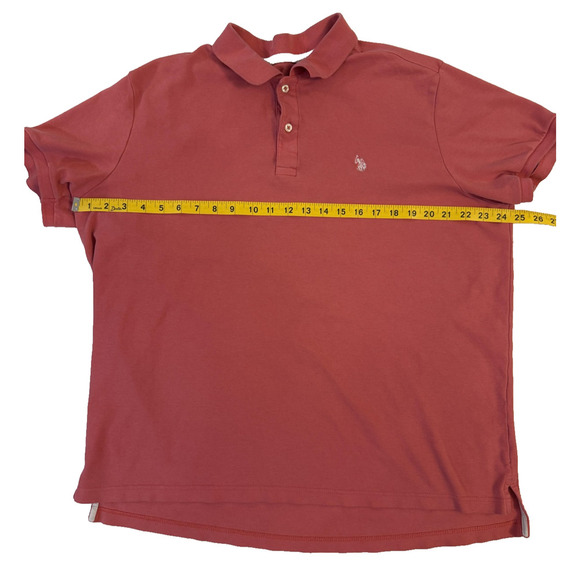 U.S. Polo Assn Polo Shirt Mens Extra Large Red Short Sleeve Classic Fit Casual - Picture 2 of 2
